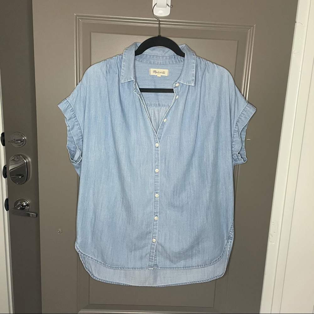 MADEWELL Chambray Denim Button Down Shirt C16
